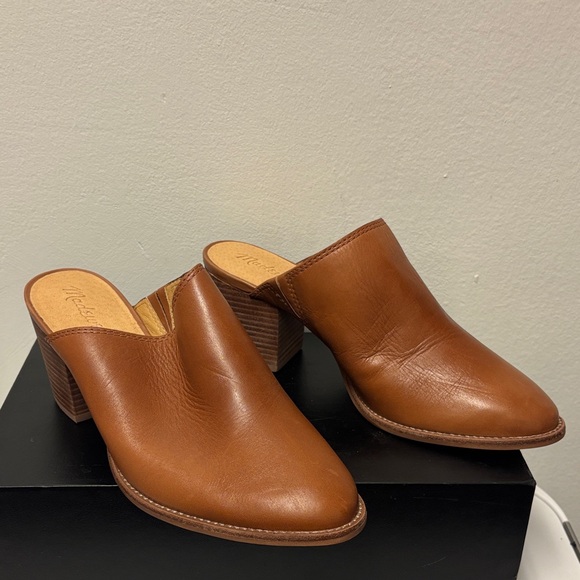 Madewell Harper Mule Tan Leather Loafers.  Brand New shoe and comfortable - Picture 10 of 13